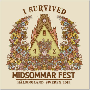 I Survived Midsommar Fest Posters and Art