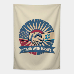 Stand With Israel Tapestry