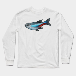 Fish - Tetras - Neon Tetra Long Sleeve T-Shirt