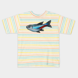 Fish - Tetras - Neon Tetra Kids T-Shirt