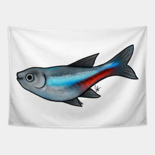 Fish - Tetras - Neon Tetra Tapestry