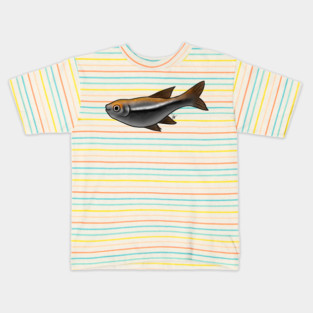 Fish - Tetras - Black Tetra Kids T-Shirt