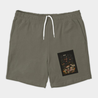 2024 Yearly Calendar - Enchanting Mushrooms Shorts
