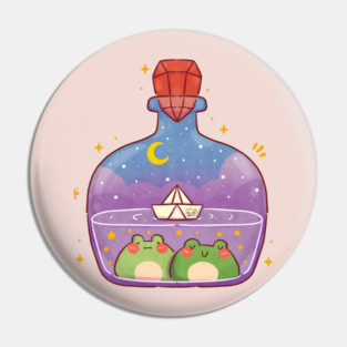 Froggie Magic Potion Pin