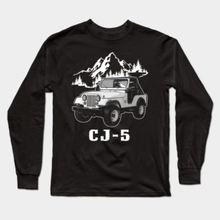 CJ-5 jeep car name Long Sleeve T-Shirt