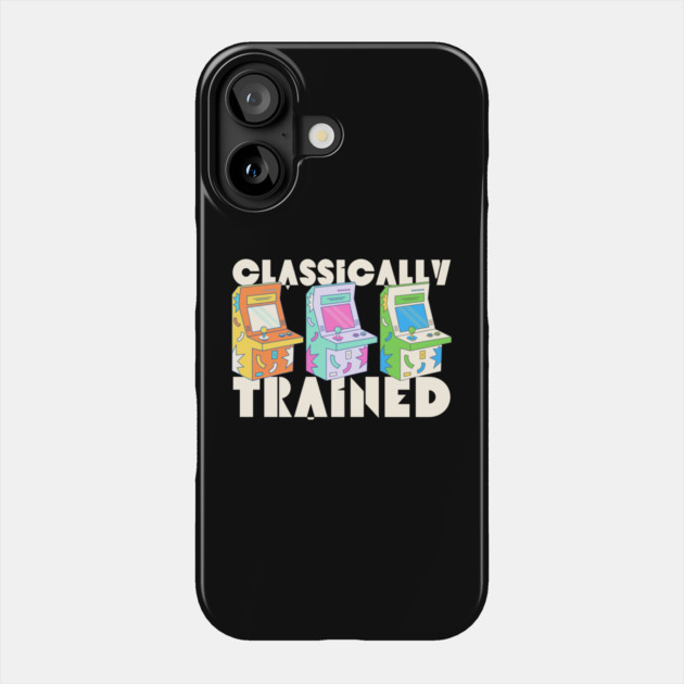 Classically Trained Retro Arcade Gaming Phone Case by The WYLD Tribe