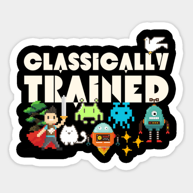 Classically Trained 8-bit Gamer Magnet by The WYLD Tribe