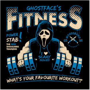 Ghostface's Fitness Posters and Art