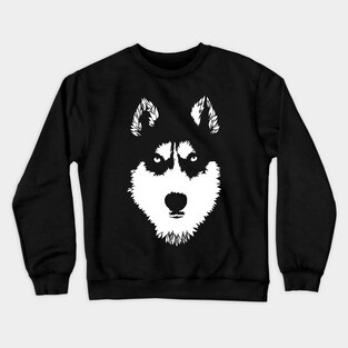 Husky Negative Space Crewneck Sweatshirt