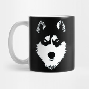 Husky Negative Space Mug