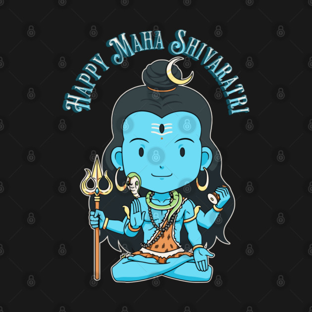 Lord Shiva in Lotus Pose by HolidayBug