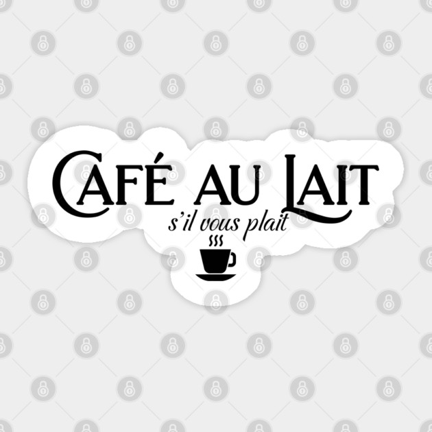 Cafe Au Lait Sticker by HolidayBug