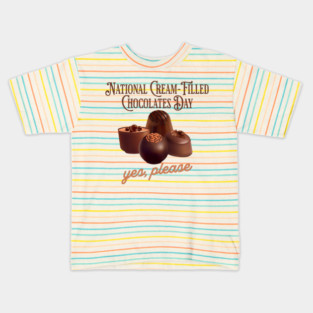 National Cream-Filled Chocolates Day Kids T-Shirt