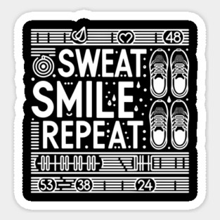 Sweat Smile Repeat Sticker