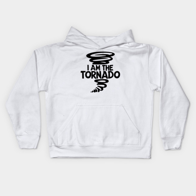 I Am The Tornado Kids Hoodie by Frank Ring
