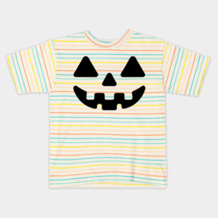 Jack o Lantern Pumpkin Face Kids T-Shirt