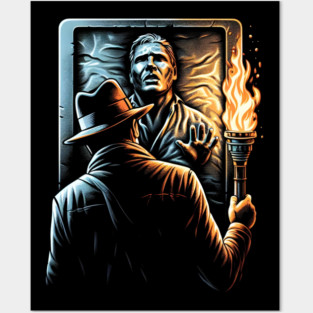 Archaeologist Discovers Galactic Smuggler in Frozen in Carbonite - Funny Posters and Art