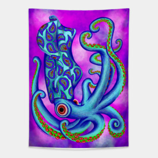 The Paisley Squid Tapestry