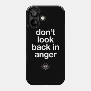 Oasis Don't Look Back In Anger Love Manchester Bee Phone Case
