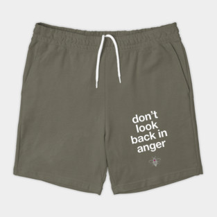 Oasis Don't Look Back In Anger Love Manchester Bee Shorts