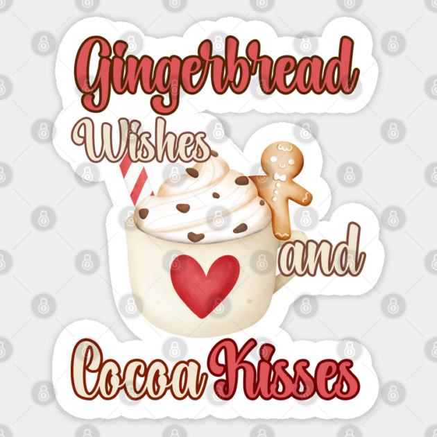 Gingerbread Wishes and Cocoa Kisses Sticker by Prinyos