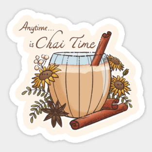 Anytime is Chai Time Magnet