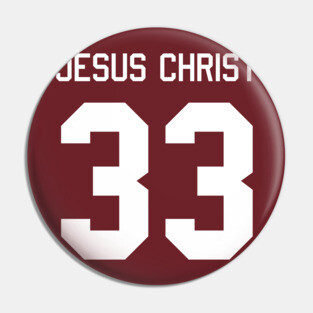 Jesus Christ Jersey Pin