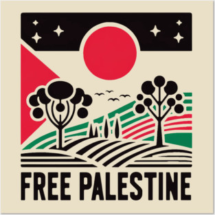 Free Palestine Posters and Art