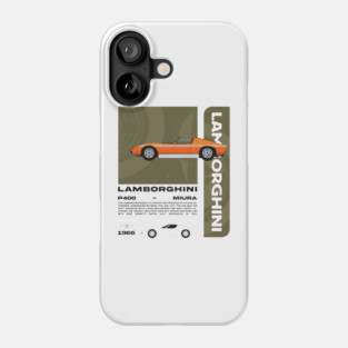 1966 Lambo Miura Phone Case