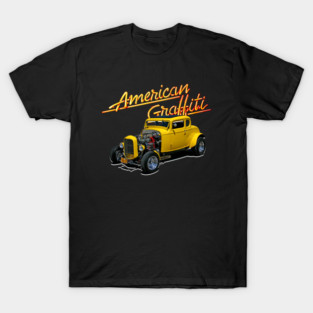 Funny American Graffiti Shirt Special Vintage Racing Car T-Shirt