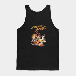 American Graffiti Retro Movie speed shop Tank Top