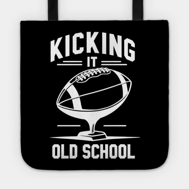 Kicking it Old School Tote by Frank Ring