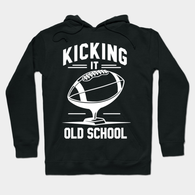 Kicking it Old School Hoodie by Frank Ring