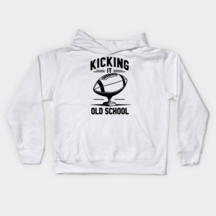 Kicking it Old School Kids Hoodie