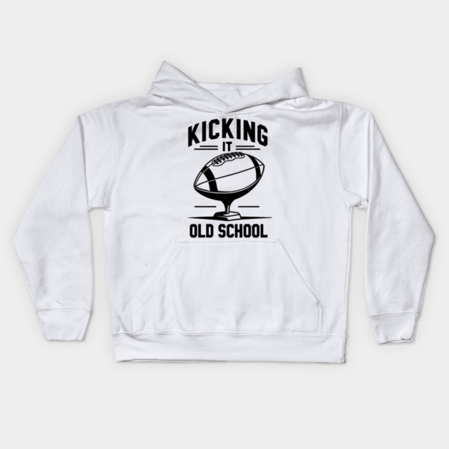 Kicking it Old School Kids Hoodie by Frank Ring
