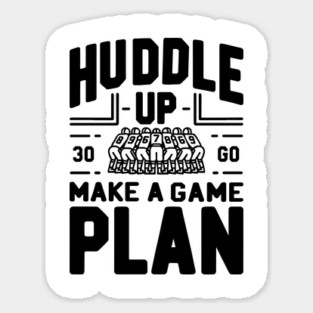 Huddle Up Make a Plan Magnet