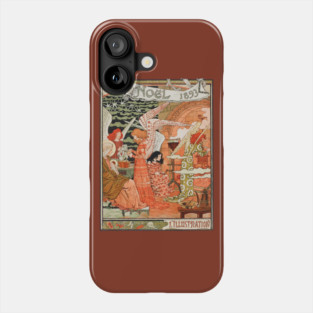 Vintage Christmas: Angels in the Kitchen Phone Case