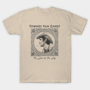 Townes Van Zandt Vintage Retro Style Fanart Design T-Shirt