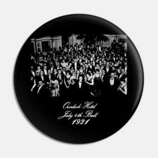 Overlook Hotel 1921 Ball Photo / The Shining Fanart Design Pin