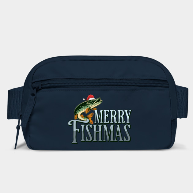 Funny Merry Fishmas Santa Fish by HolidayBug