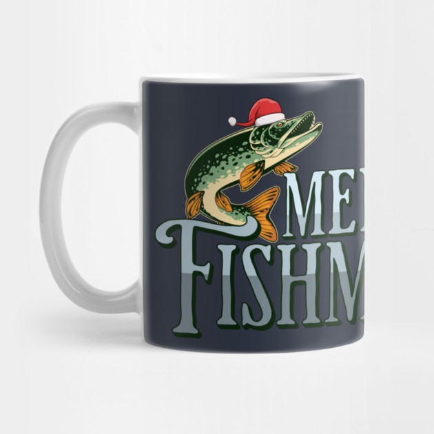 Funny Merry Fishmas Santa Fish by HolidayBug