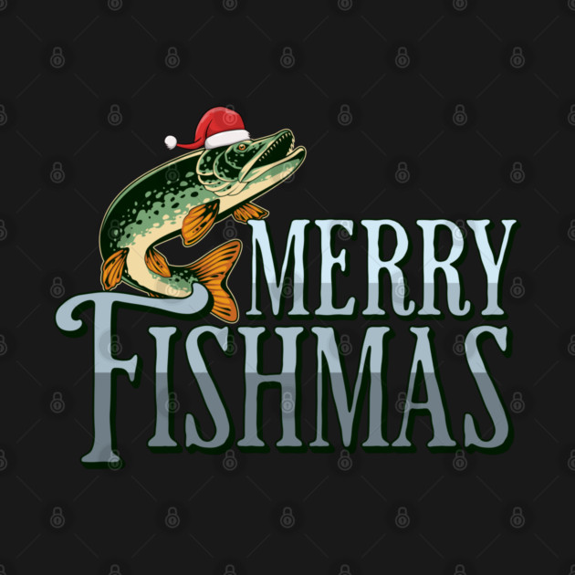 Funny Merry Fishmas Santa Fish by HolidayBug