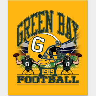 Green Bay Football 1919 - Vintage Glory Tee Posters and Art