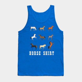 Horse Shirt Tank Top
