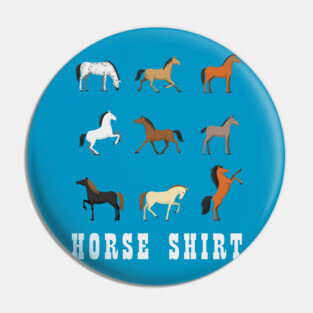 Horse Shirt Pin