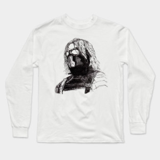 Winter Soldier art Long Sleeve T-Shirt