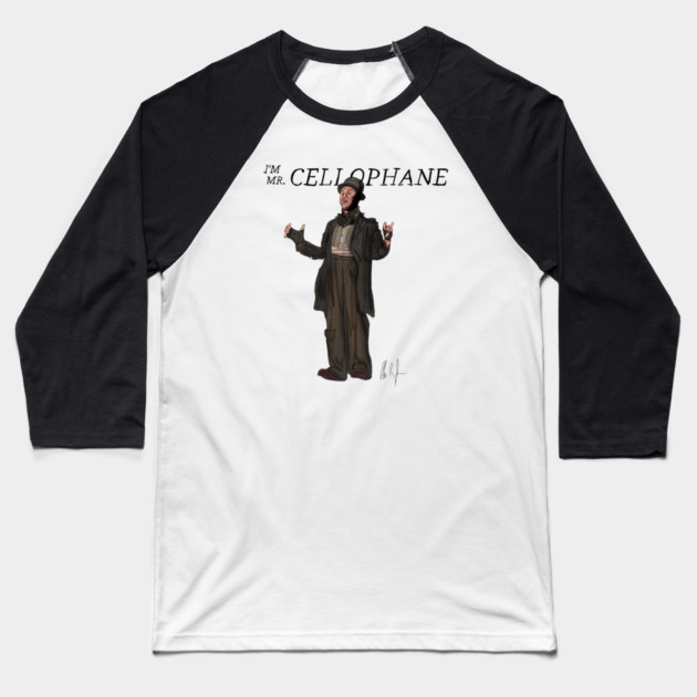 Chicago: Mr. Cellophane Baseball T-Shirt by 51Deesigns