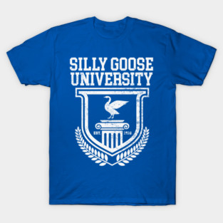 Silly Goose University: Funny College Design T-Shirt