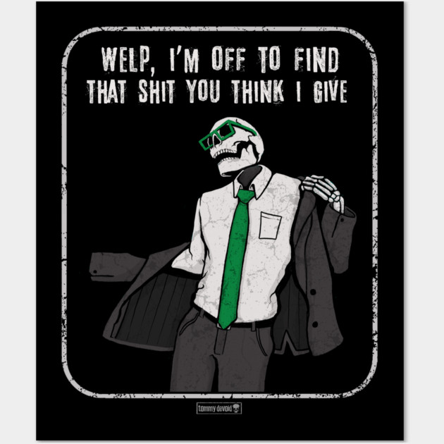 See ya. Wall Art by Tommy Devoid