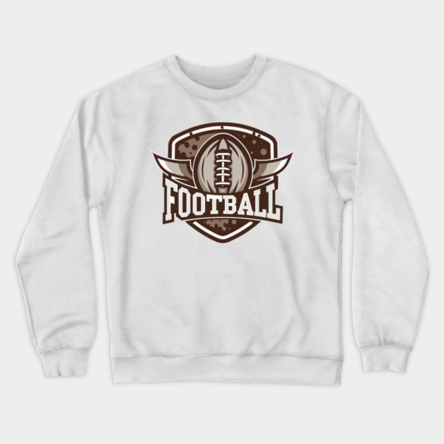 Football Crewneck Sweatshirt by Frank Ring
